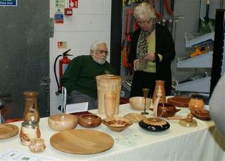 Sheila & Norman at the orchard demo table